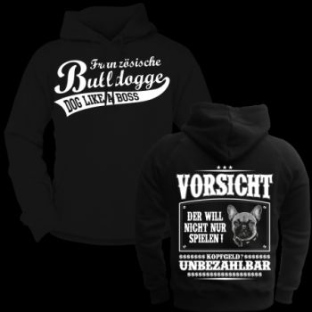 T-Shirt Französische Bulldogge VORSICHT