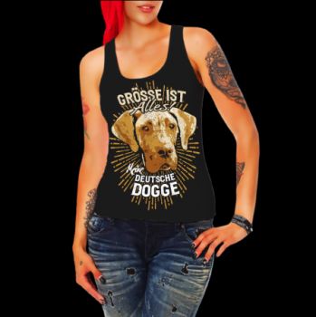 Mädels Shirt Deutsche Dogge - Größe ist alles
