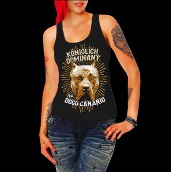 Mädels Shirt Dogo Canario - Königlich Dominant