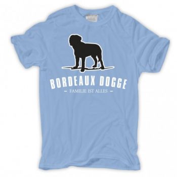 Männer T-Shirt Bordeaux Dogge - Familie ist alles