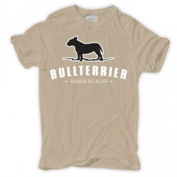 Männer T-Shirt Bullterrier - Familie ist alles