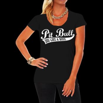 Mädels Shirt Pit Bull BOSS (neu)