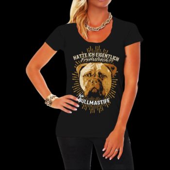 Mädels Shirt Bullmastiff - hatte ich eigentlich Frühstück