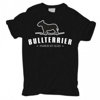 Männer T-Shirt Bullterrier - Familie ist alles