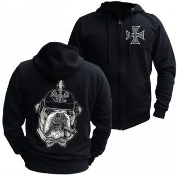 Kapuzenjacke Hoodie Bulldogge - Masse braucht Platz