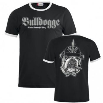 T-Shirt Bulldogge - MASSE BRAUCHT PLATZ