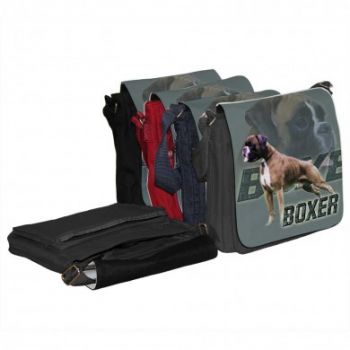 Schultertasche Tasche Deutscher Boxer Hund 3 gelb Umhängetasche
