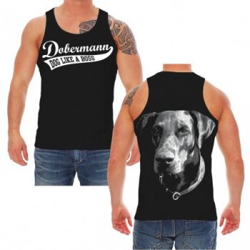 T-Shirt Dobermann UNKUPIERT BOSS