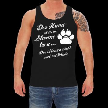 T-Shirt Der Hund ist dir im Sturme treu