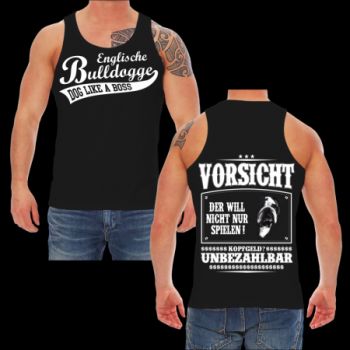 T-Shirt Englische Bulldogge VORSICHT !