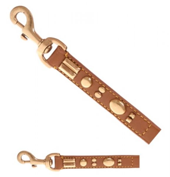 Lederleine für Tough Tan Molosser Halsband 1,8 cm braun