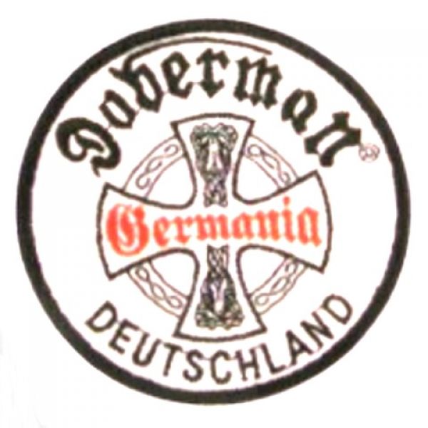 Doberman Deutschland Aufnäher / Metallpins