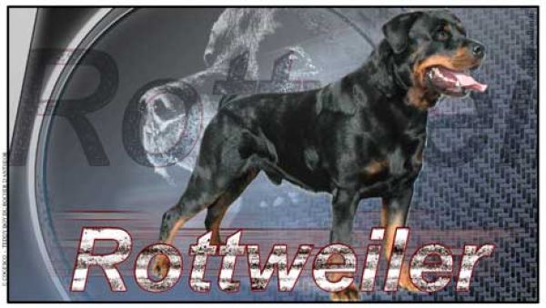 Aufkleber Rottweiler 2