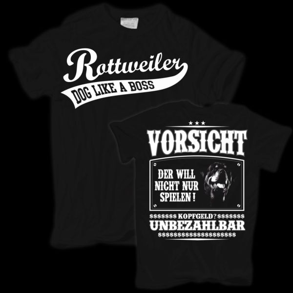 T-Shirt Rottweiler VORSICHT