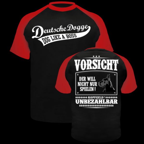 T-Shirt Deutsche Dogge VORSICHT