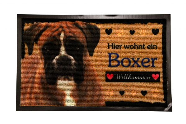 Fussmatte Boxer