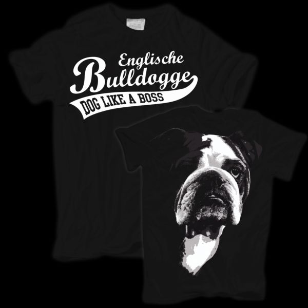 T-Shirt Englische Bulldogge BOSS