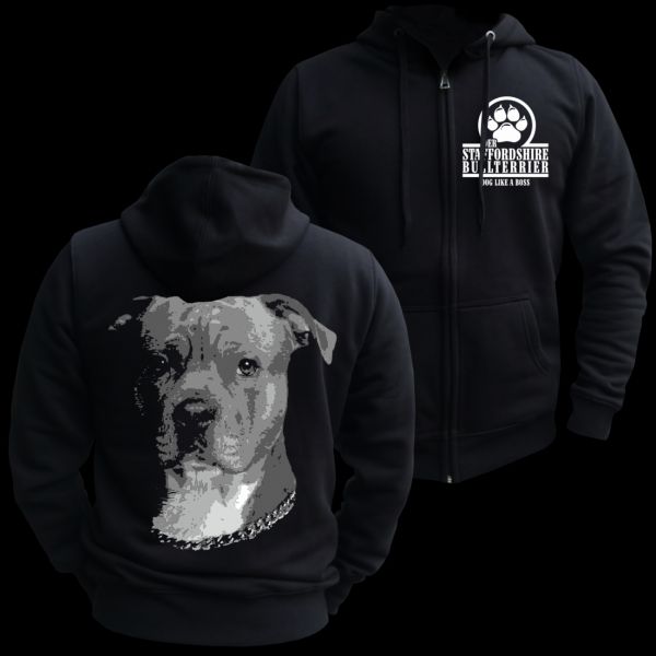 Kapuzenjacke Hoodie Staffordshire Bullterrier BOSS