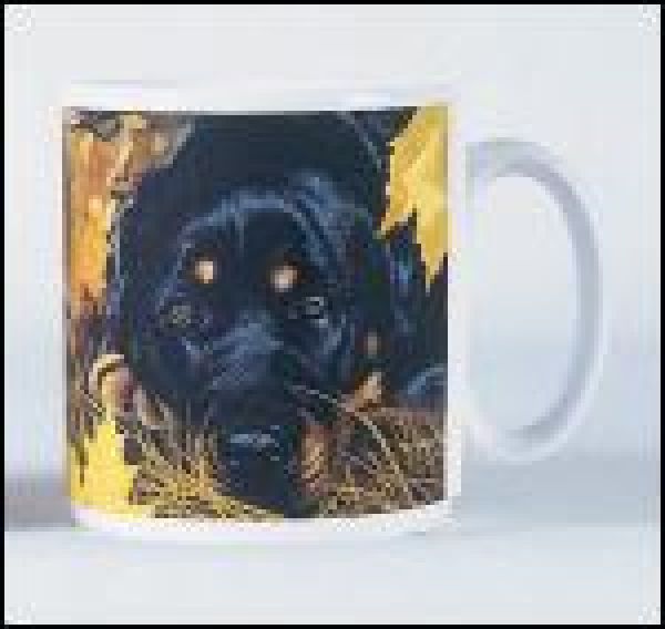 Tasse Motiv Rottweiler Duo