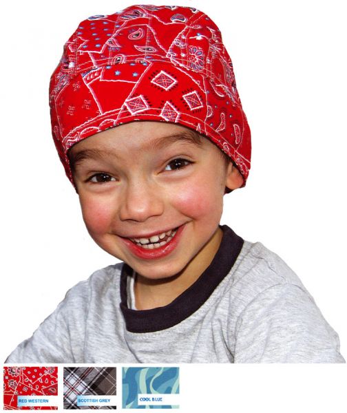 Aqua Kühlendes Kinderkopftuch Bandana