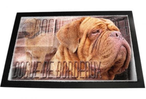 Designer Fussmatte Bordeaux Dogge 2