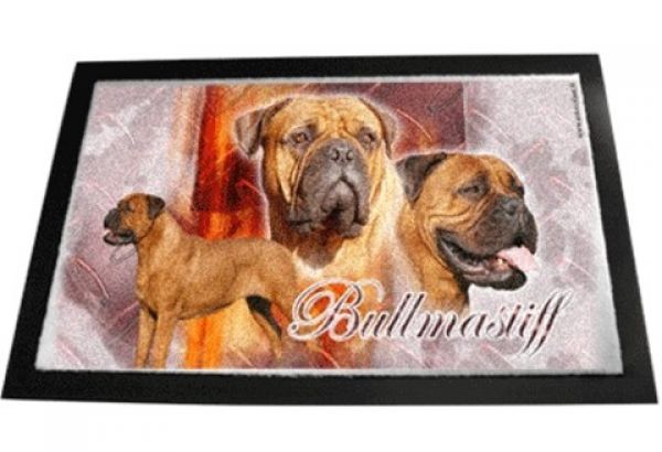 Designer Fussmatte Bullmastiff 2