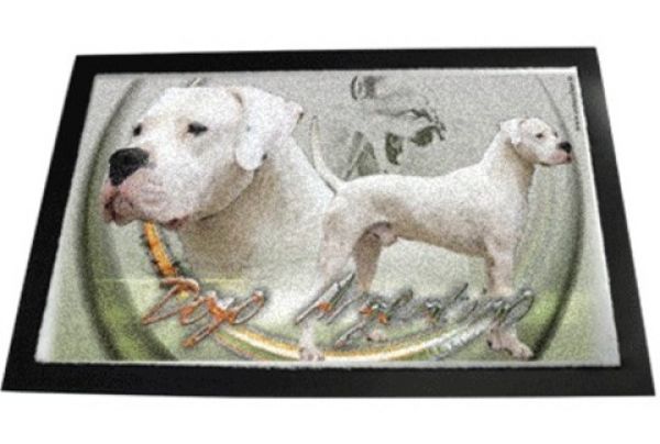 Designer Fussmatte Dogo Argentino 2