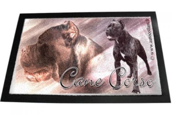 Designer Fussmatte Cane Corso 1