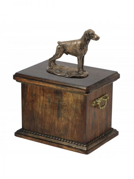 Urne Dobermann - 4049 Doberman Denkmal Statue Schatulle