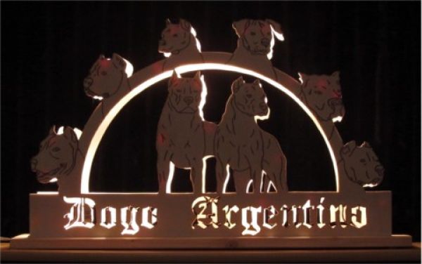 Schwibbogen Dogo Argentino
