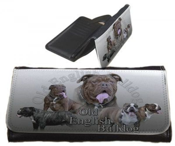 Frauen Geldbörse Brieftasche Old English Bulldog