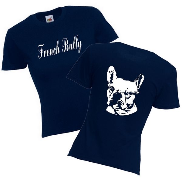 Girlie T-Shirt Motiv Französische Bulldogge 5