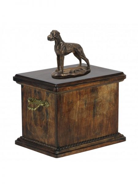 Urne Deutsche Dogge - 4080 Great Dane Denkmal Statue Schatulle