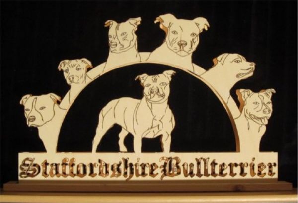 Schwibbogen Staffordshire Bullterrier