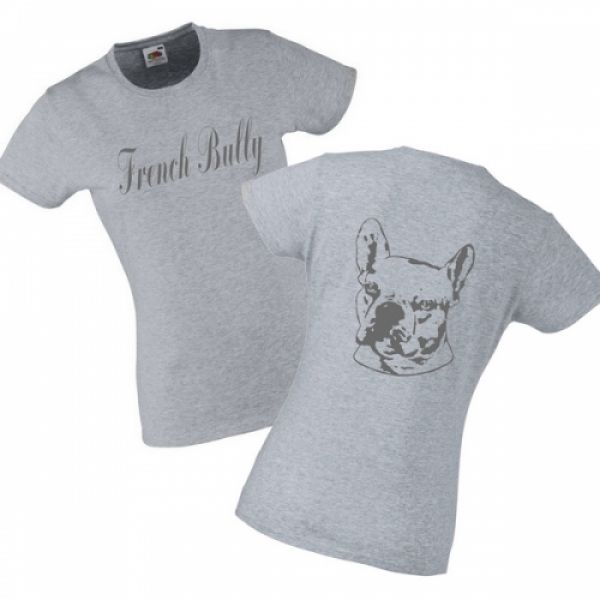 Girlie T-Shirt Motiv Französische Bulldogge 5