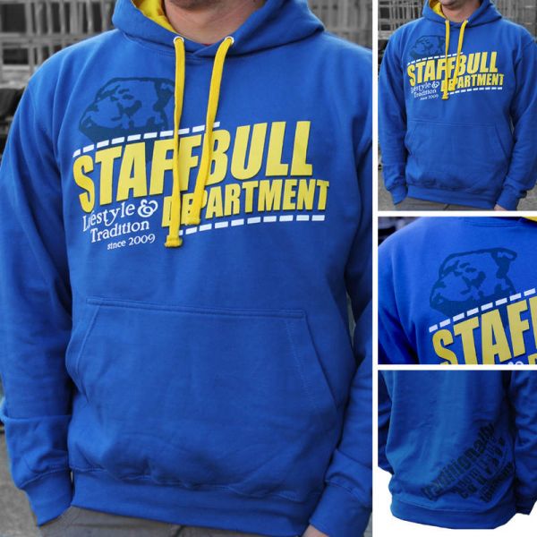 Staff Bull Kapuzensweatshirt Motiv Lifestyle und Tradition