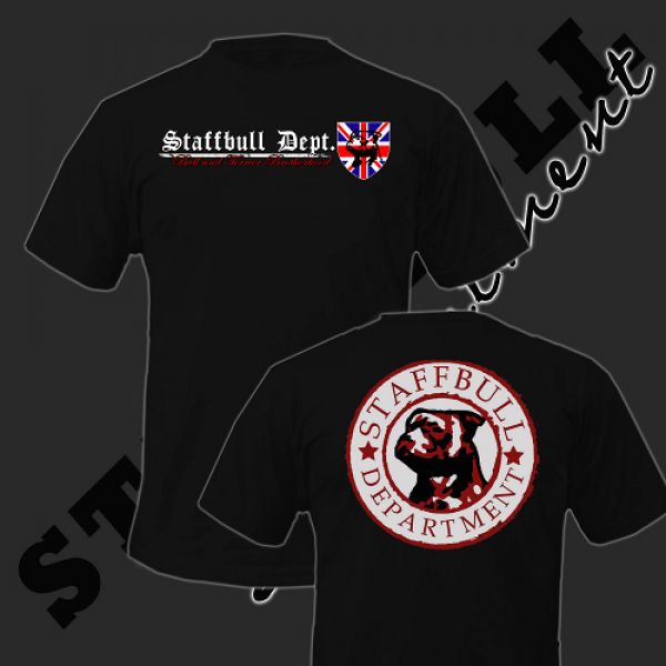Staff Bull T-Shirt Motiv Crest