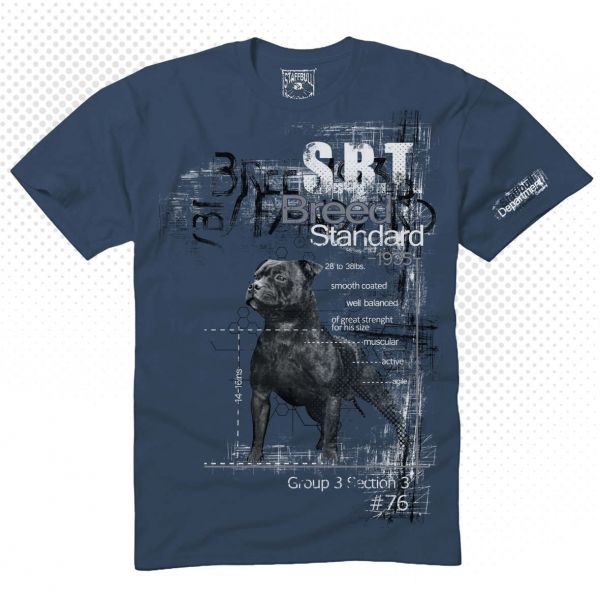 Staff Bull T-Shirt Motiv Breed Standard