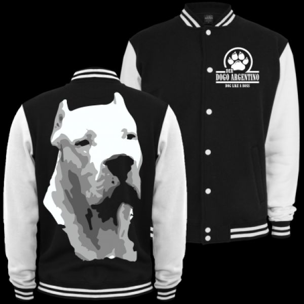 Baseballjacke Dogo Argentino BOSS Kapuzenjacke