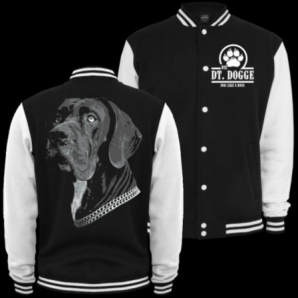 Baseballjacke Deutsche Dogge BOSS Kapuzenjacke