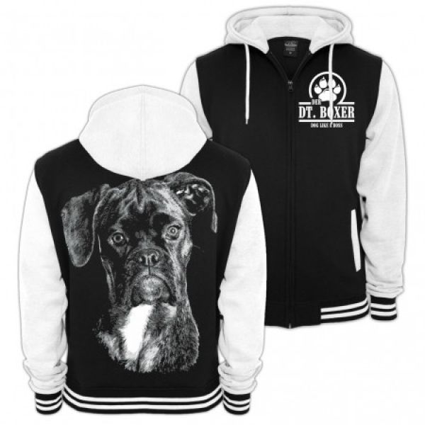 Baseballjacke Deutscher Boxer BOSS Kapuzenjacke