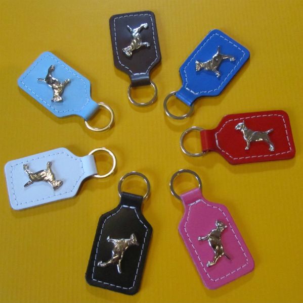 Leder Schlüsselanhänger Bullterrier Miniatur Bullterrier Schlüssel Anhänger