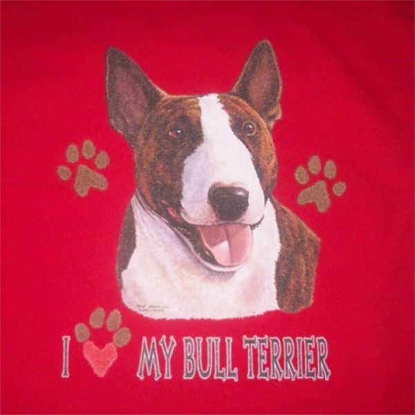 Bullterrier Motiv I Love My Bull Terrier