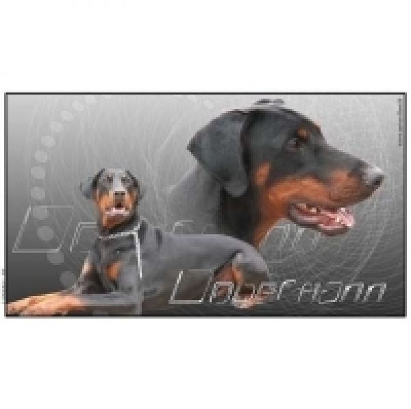 Aufkleber Dobermann 3