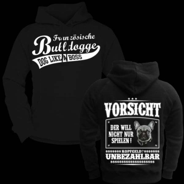 T-Shirt Französische Bulldogge VORSICHT