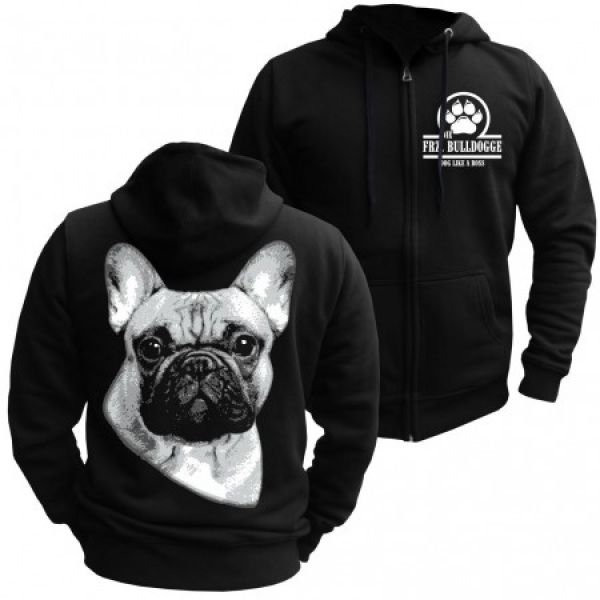 Kapuzenjacke Hoodie - Französische Bulldogge BOSS