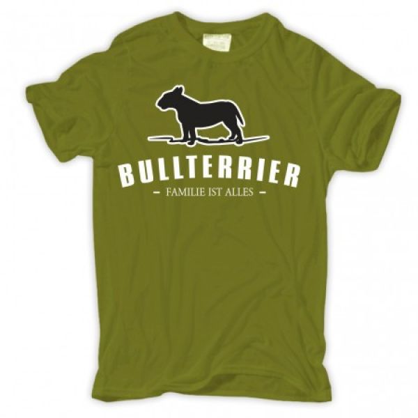 Männer T-Shirt Bullterrier - Familie ist alles