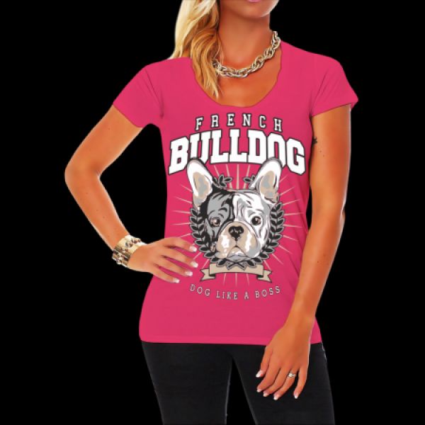 Mädels Shirt French Bulldog BOSS