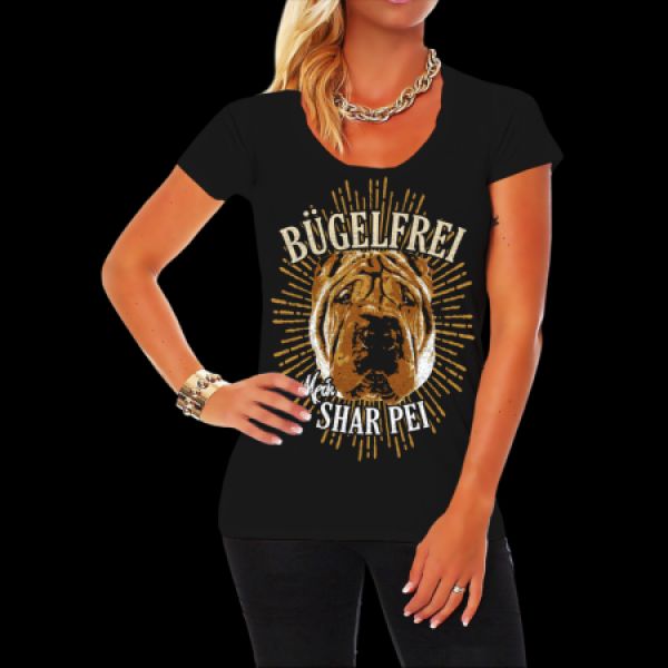 Mädels Shirt Shar Pei - Bügelfrei