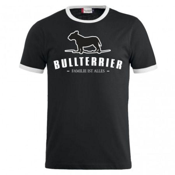 Männer T-Shirt Bullterrier - Familie ist alles